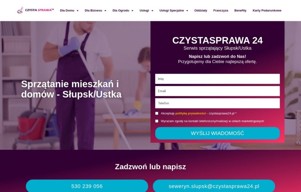 sprzatanie mieszkan domow biur slupsk ustka