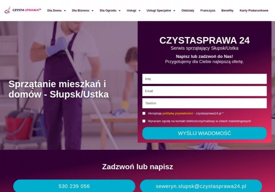 sprzatanie mieszkan domow biur slupsk ustka